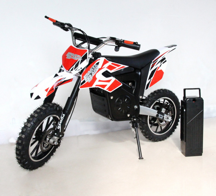 Электромотоцикл GreenCamel Питбайк DB100, 24V 500W R10 быстросъемная батарея